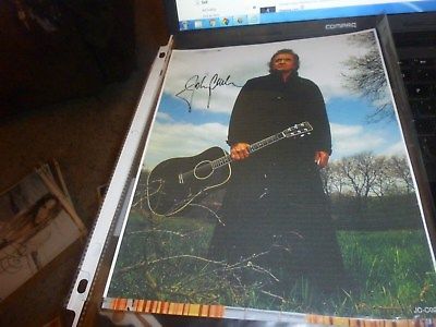 Johnny Cash  Autographed Reprint 8