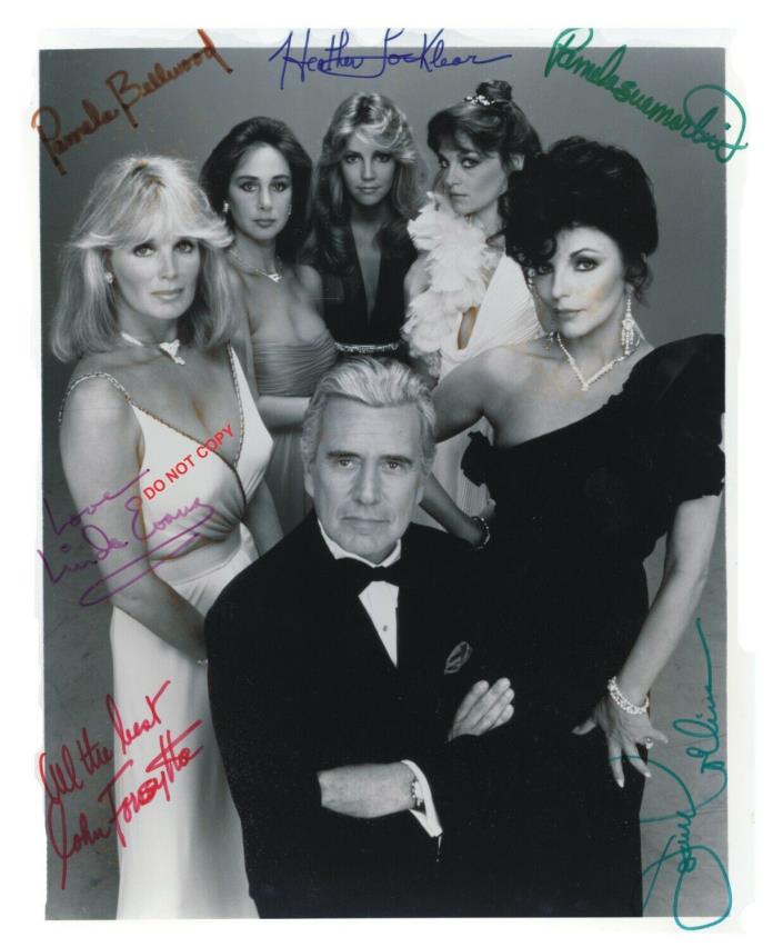 Dynasty TV Cast w/autograph 8x10 High Resolution Repro Photo