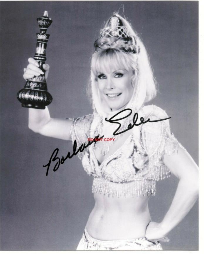 Barbara Eden - I Dream of Jeannie w/autograph 8x10 High Resolution Repro Photo