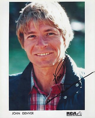 John Denver signed 8x10 photo - RP