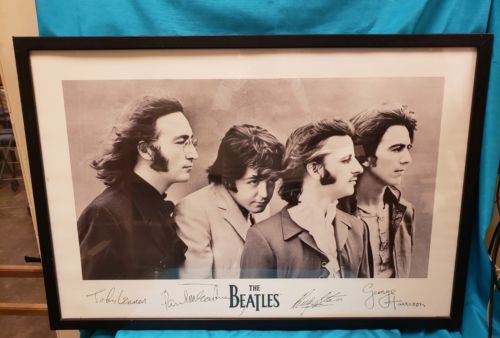 The Beatles Framed Litho ACL603 1991 Apple Corps Limited Vintage Rare 1991