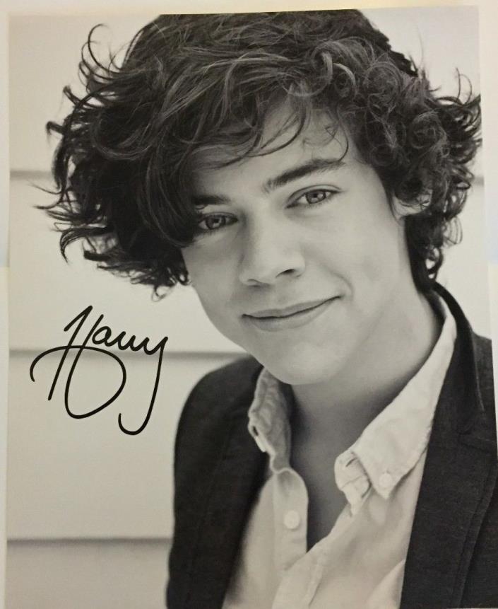 Harry Styles Signed Poster from Up All Night Tour One Direction