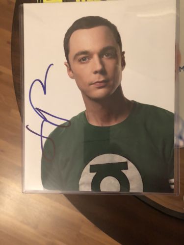 Jim Parsons, aka Sheldon from The Big Bang Theory, autographed picture.