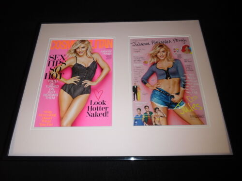 Julianne Hough Facsimile Signed Framed 16x20 Cosmo Cover Display Grease