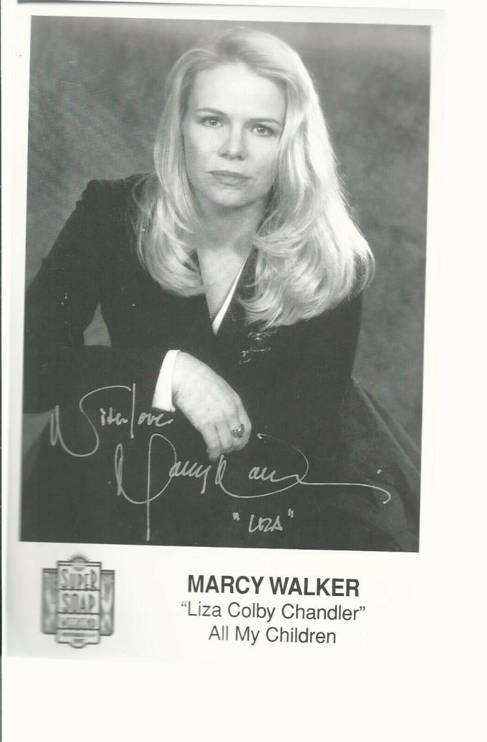 Marcy Walker  Autograph Reprint Photo 9x6 All My Children 1997