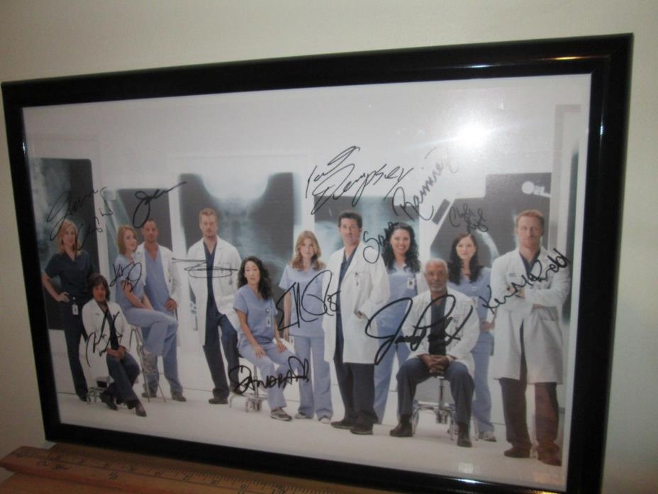 Greys Anatomy Autographed Picture Large 11