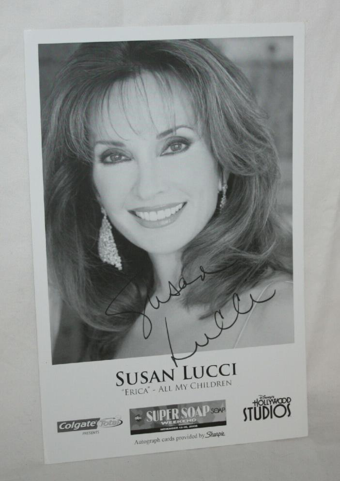 SUSAN LUCCI PHOTO Disney Hollywood Studios Super Soap Weekend 2008 All My Child