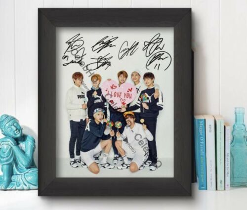 BTS Signed Preprint 8x10 Photo | K-Pop