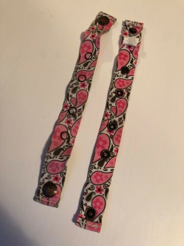 Dapper Snapper Made in USA Original Toddler Adjustable Belt Pink Paisley