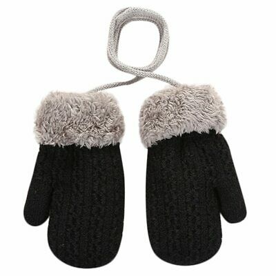 Toddler Baby Girls Boys Outdoor Winter Patchwork Mittens Gloves