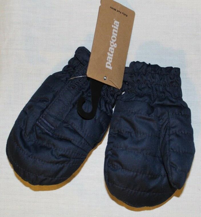 New boys PATAGONIA navy blue mittens Size 12 months
