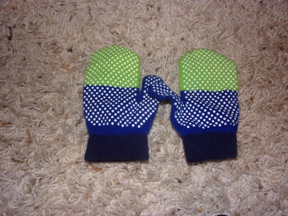Baby Green/Blue Mittens