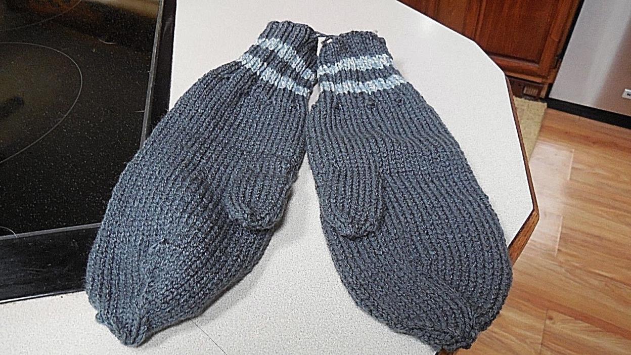 Hand Knitted  Mittens New