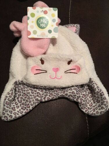 Little Me Bunny Hat And Mitten Set Girls 12-24m