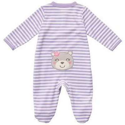 Carter's Terry Bear Coverall Pajama Onepiece Romper Sleep & Play 6 Month NWT