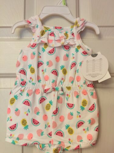 Koala Baby Girls Watermellon Romper Size 0/3 Months NWT