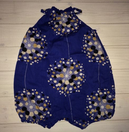 Baby Gap Blue Dandelion Romper Outfit  3 6 Months Girls