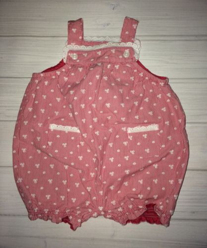 Janie And Jack Layette Summer Picnic Romper Baby Girls 0 3 Months