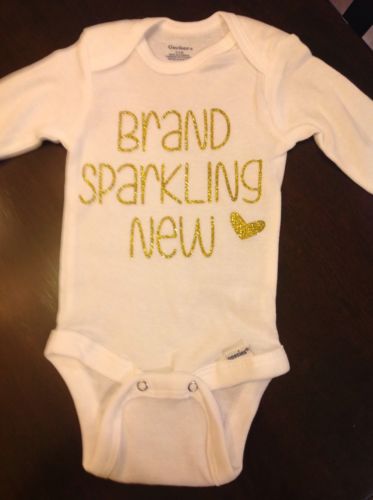 Brand Sparkling New Baby Girl Gerber Onesie 0-3 Months Newborn