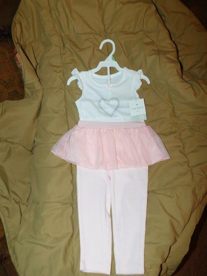 Carter's, NWT, Size 18 months, one piece outfit, ballerina, super cute