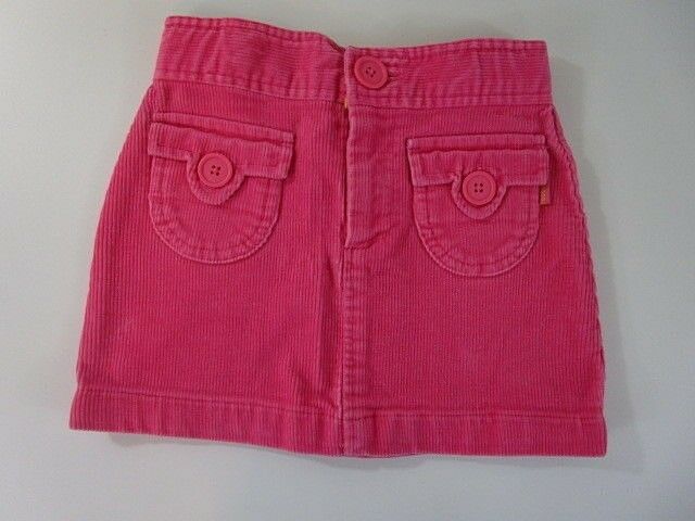 Baby Gap Girl's Skirt Size 3 Years Corduroy Pink Stretch Adjustable Waist      C