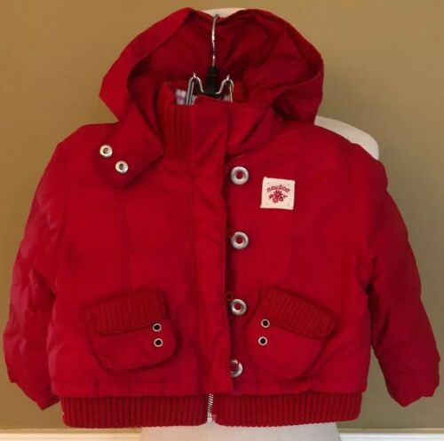 Nautica Toddler Girls Down Coat/Jacket , Size 2T,  RED  Perfect Condition