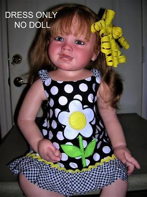 ?SALE?BLACK, YELLOW & WHITE SUN FLOWER DRESS?18M-24M?EUC?VERY CUTE FOR SUMMER