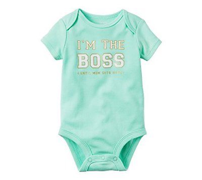 Carter's Baby Girls' The Boss Bodysuit Newborn