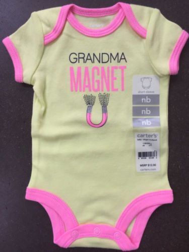 Carter's Baby Girls' Grandma Magnet Bodysuit Newborn