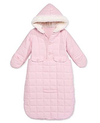 First Impressions by Macy’s Baby Girls’ Jacket Snowbag with Faux Fur Trim (6-...
