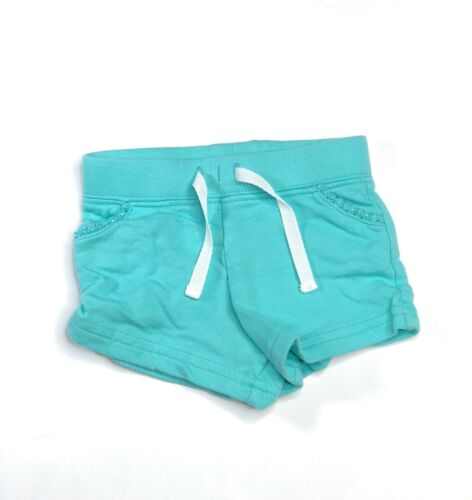 Carter's Baby Girl Bottom Shorts 6 Months Everyday Solid Teal Blue