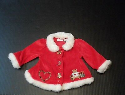 First Impressions Baby Girl Christmas Jacket Sz Size 12 months Mos Holiday