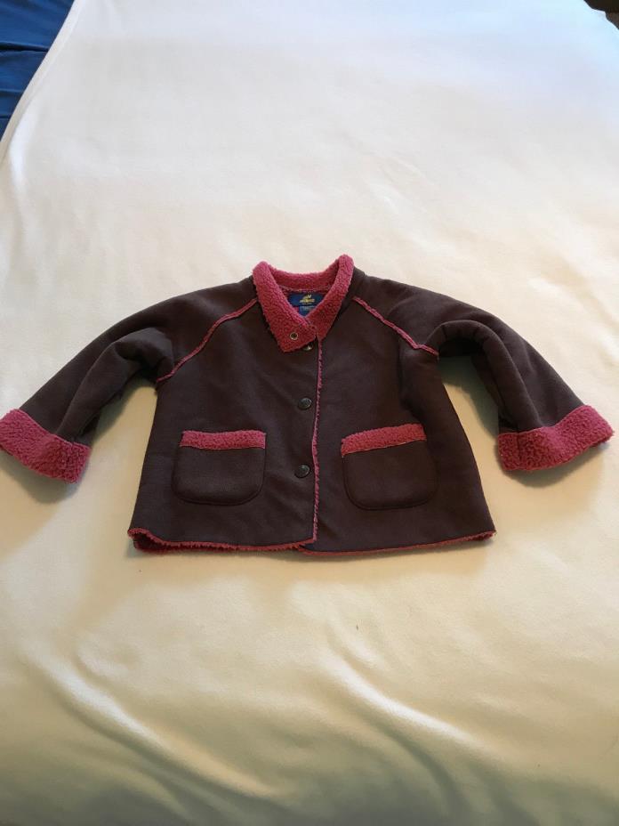 Osh Kosh B'gosh Cute Brown and Pink Girls Jacket Size 2T