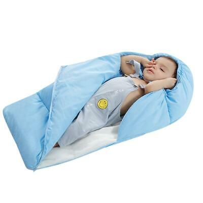Newborn Infant Solid Baby Blankets Boys Girls Zip Bunting
