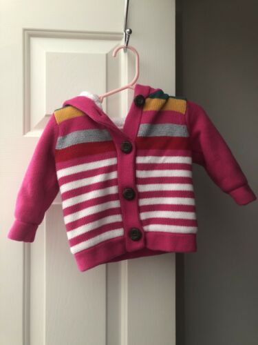 hanna andersson baby girl 6 to 12 Months  hooded jacket