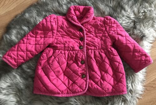 Ralph Lauren Baby Girl Quilted Jacket Sz 12 Months