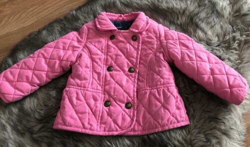 Gap Baby Girl Quilted Jacket Sz 18-24 Months