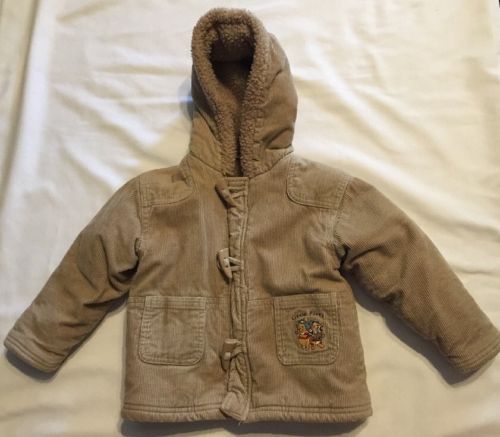 Disney Winnie the Pooh & Tigger Hooded Bomber Jacket Baby Toddler 3T
