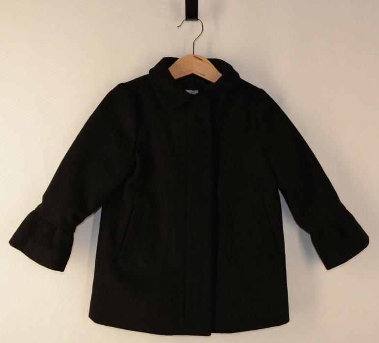 R 495 Baby Gap Baby Girl Outerwear Coat Size 2T Black 62% Wool Long Sleeve