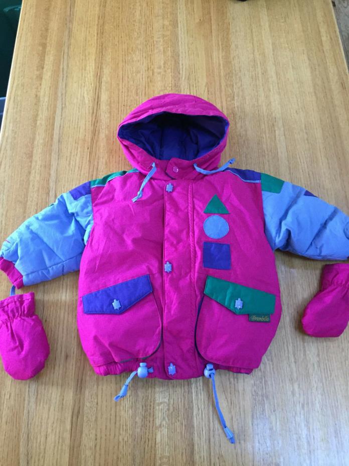 BRAMBILLA INFANT/TODDLER REVERSIBLE PUFFER DOWN JACKET   ? SIZE 12 MONTHS