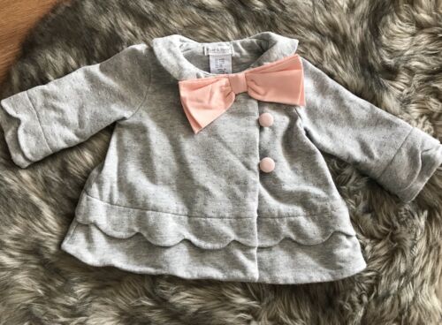 Piper&Posier Baby Girl Gray Jacket Sz 3-6 Months