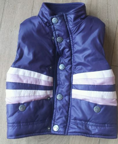 Purple appaman baby girls vest jacket puffer 12m