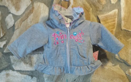 CONEY ISLE Infant Toddler Girls Fleece Jacket  6/9 Months PRINCESS
