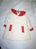 Coat., Cream with Orange Accents  by Heavenly Fashion, Size 18 Months, New