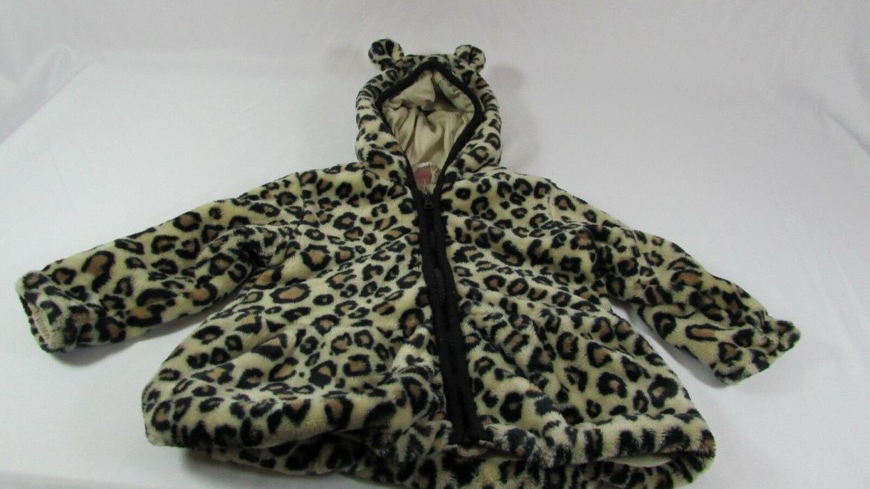 Place Girls Leopard Print Jacket 9 12 months