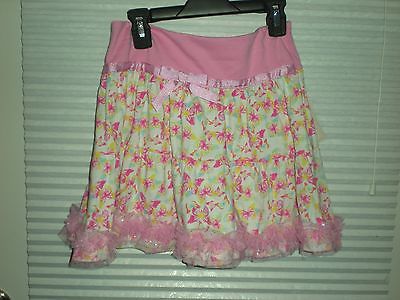 Sophia Grace and Rosie Girls pink skirt Medium 7/8 New