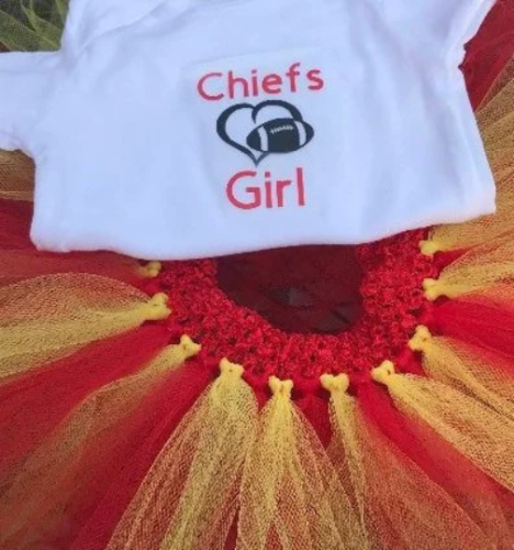 Chiefs Girl Tutu Set