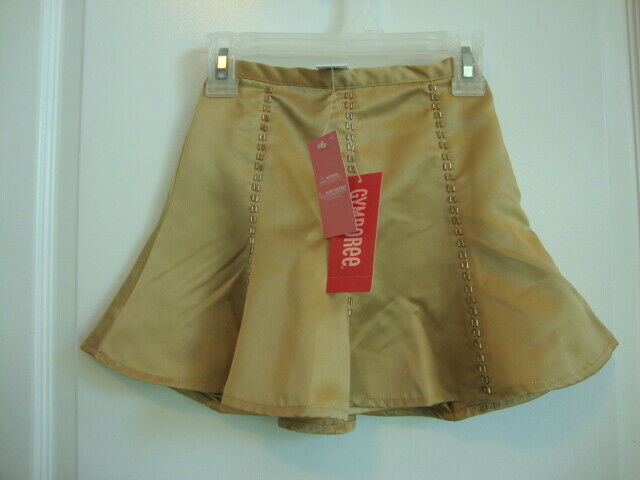 Gymboree BEAUTIFUL LUXE Gold Twirl Skirt Girl Size 3 NWT - Winter Holiday Dressy