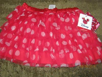 Disney by Jumping Bean red with white dot ruffled skirt  size 18 mth  RV $22 NWT