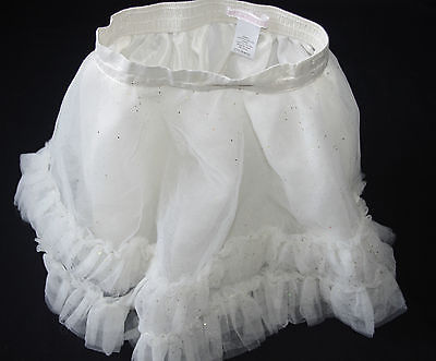 Janie Jack Tulle Ballet Skirt Beautifully Adorned Cream Ivory Gold Sparkle 18 mo
